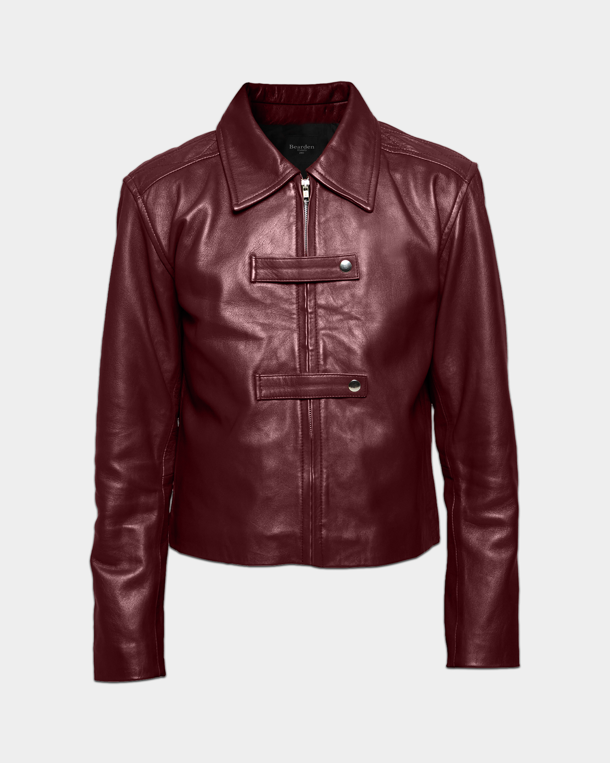 Maroon Strapped Jacket
