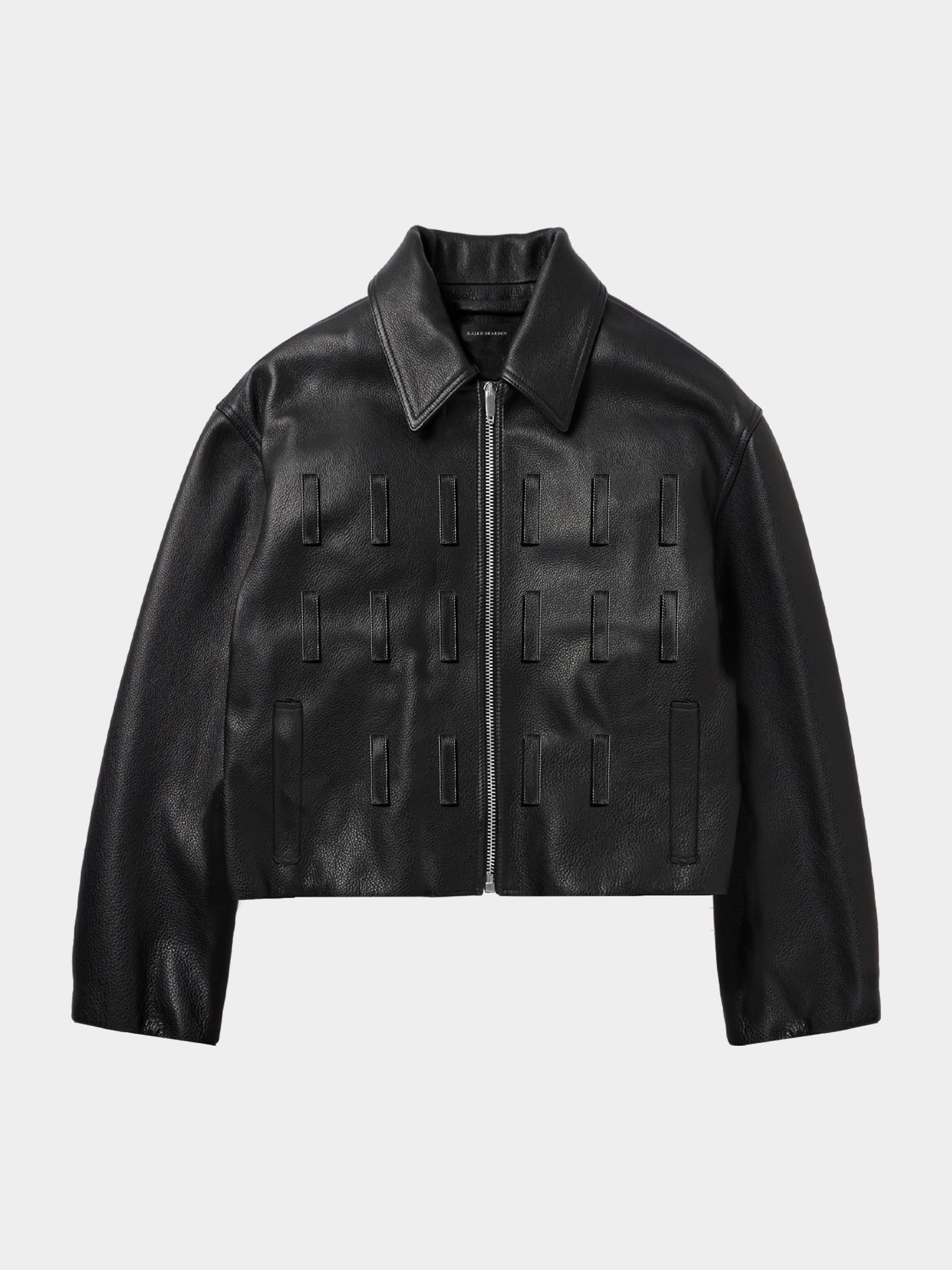 Looped Leather Jacket